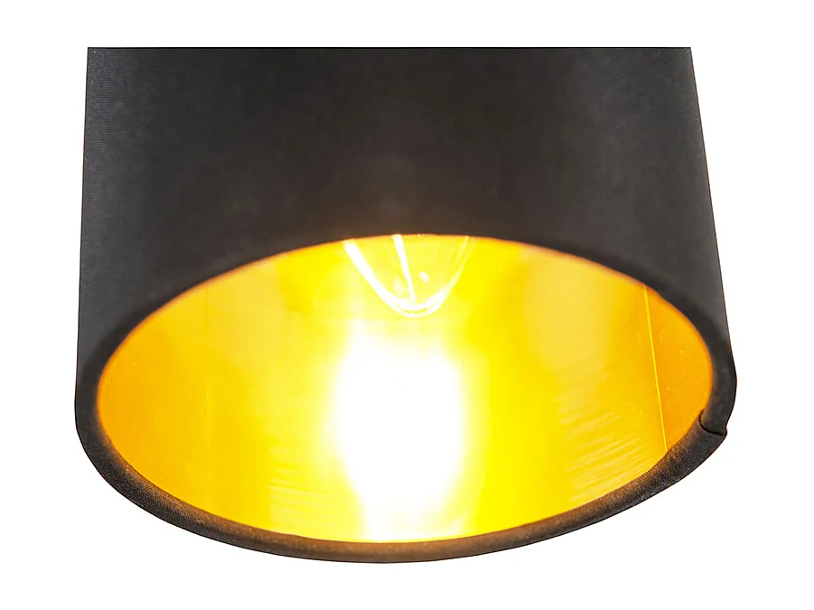 Spot noir moderne orientable en saillie - Lofty