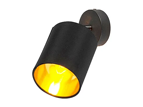 Spot noir moderne orientable en saillie - Lofty