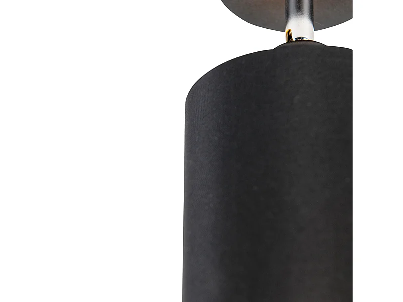 Spot noir moderne orientable en saillie - Lofty