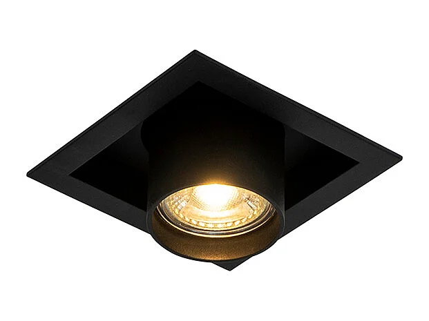 Spot encastré moderne noir orientable - Roof