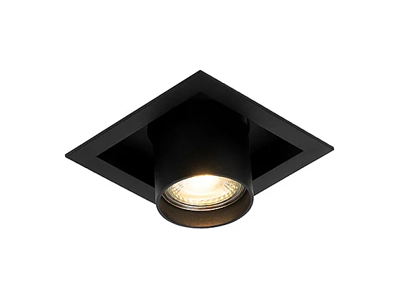 Spot encastré moderne noir orientable - Roof