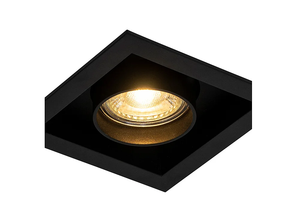 Spot encastré moderne noir orientable - Roof