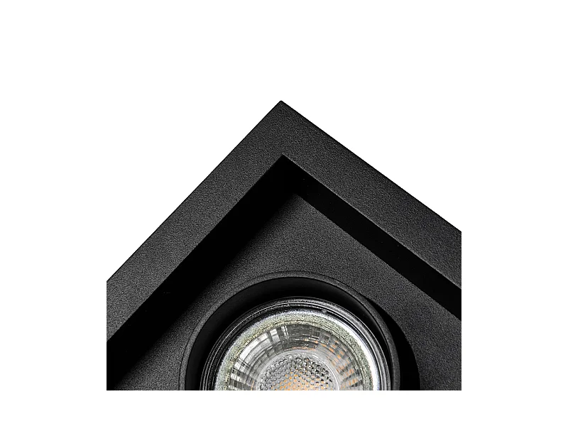 Spot encastré moderne noir orientable - Roof