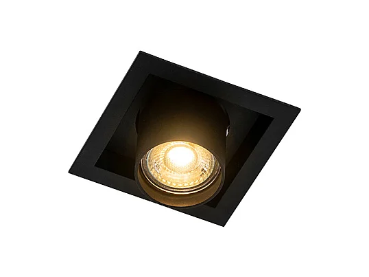 Spot encastré moderne noir orientable - Roof
