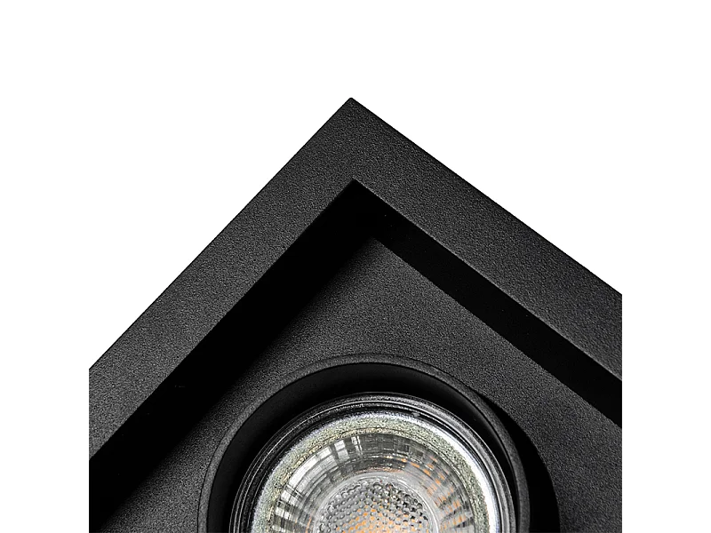 Spot encastré moderne noir orientable - Roof