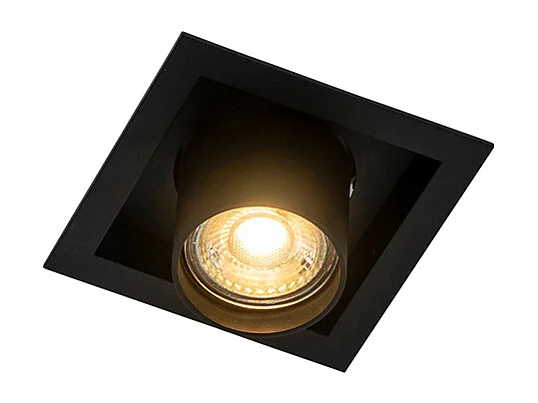 Spot encastré moderne noir orientable - Roof