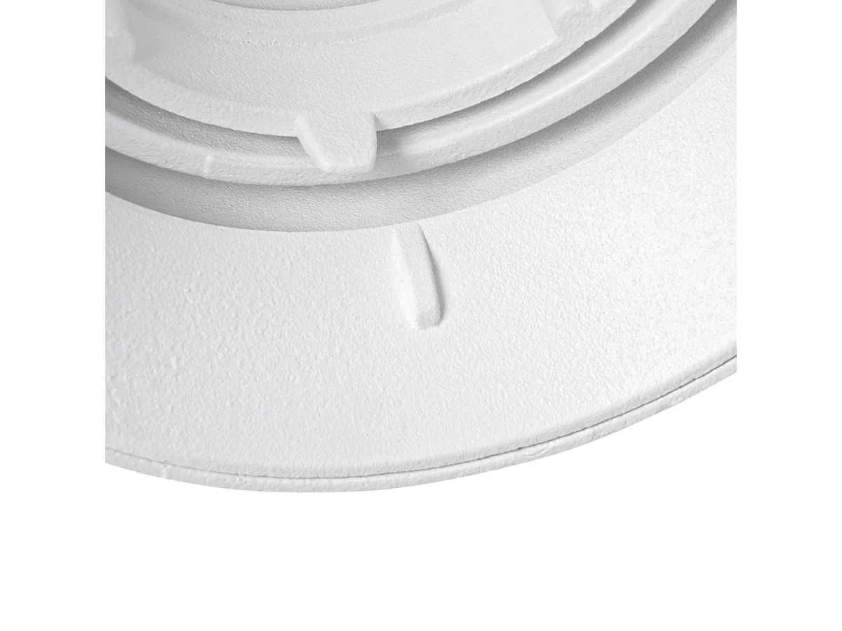 Spot encastré moderne blanc GU10 rond sans enjoliveur - Oneon