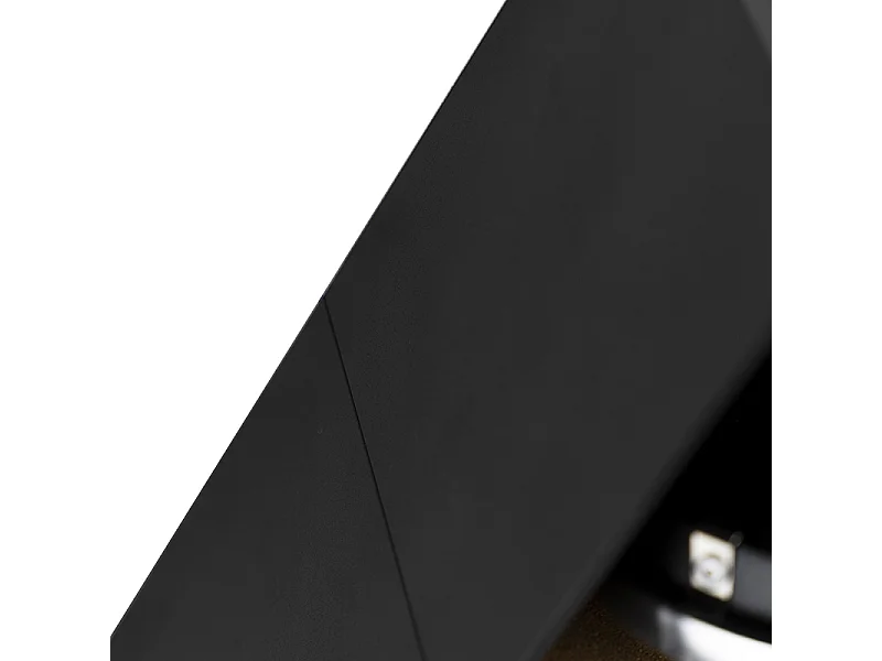 Spot design noir rectangulaire 2 lumières - Box