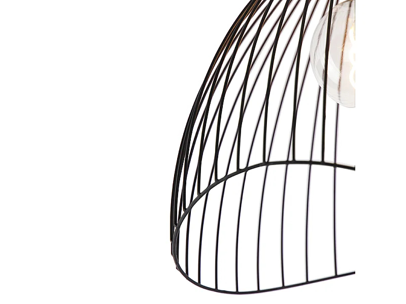 Plafonnier design noir 29 cm - Pua