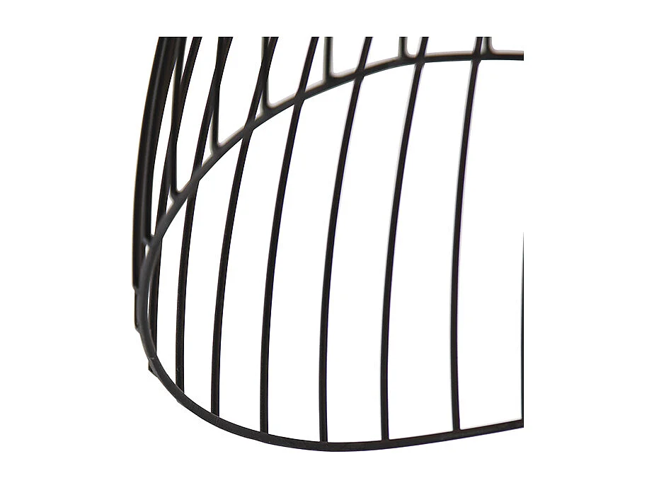 Plafonnier design noir 29 cm - Pua