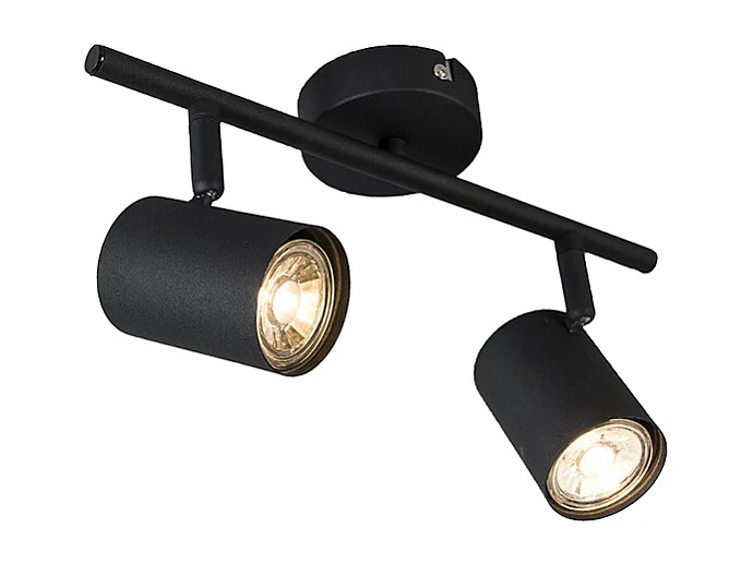 Spot industriel noir inclinable - Jeana 2