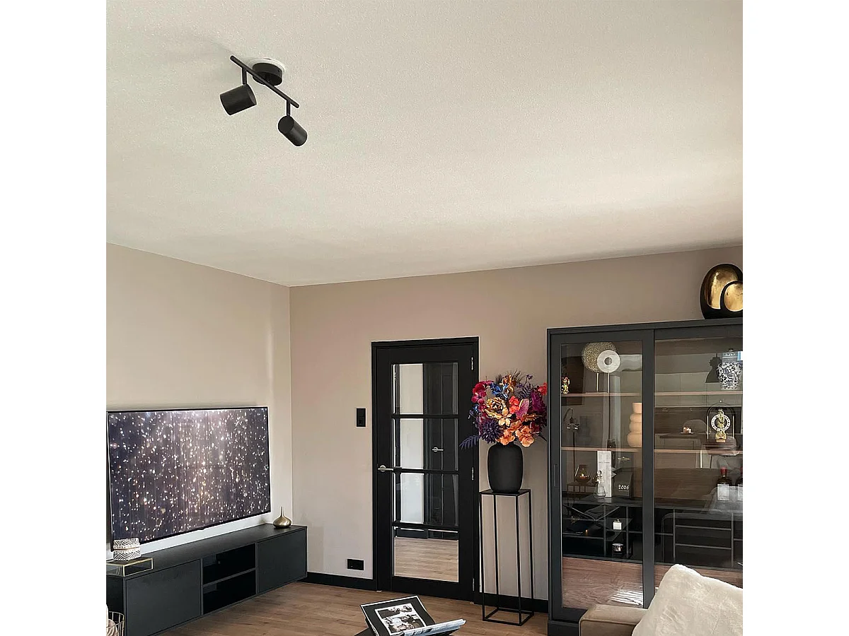 Spot industriel noir inclinable - Jeana 2