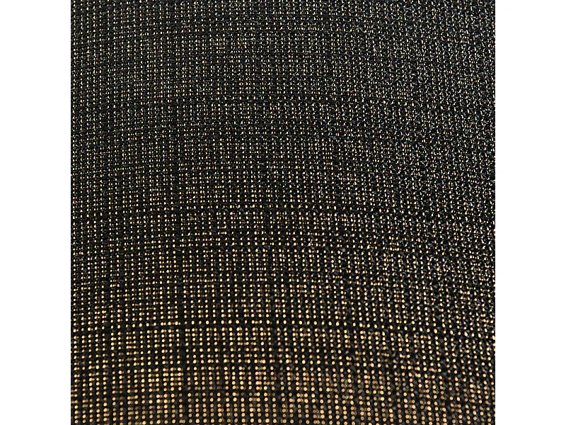 Plafonnier rond rustique noir 50 cm - Drum Jute