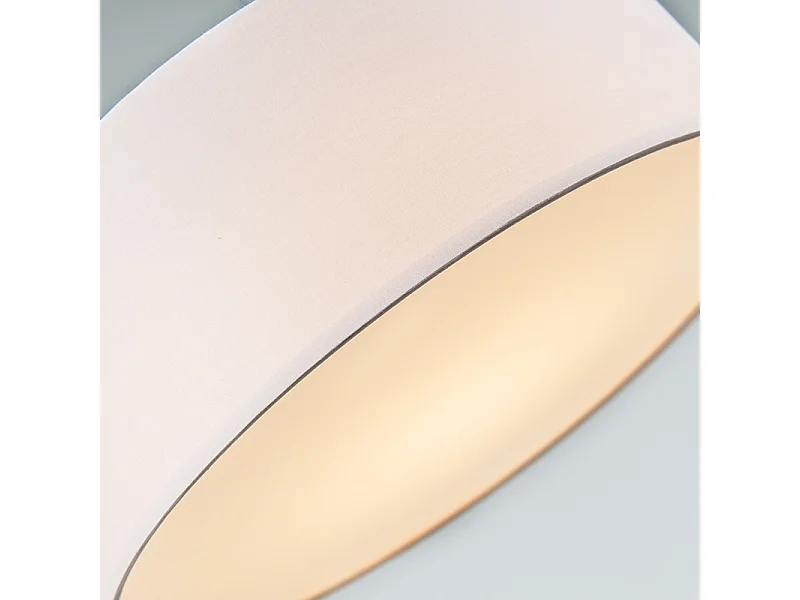 Plafonnier rose 30 cm avec LED - Drum LED