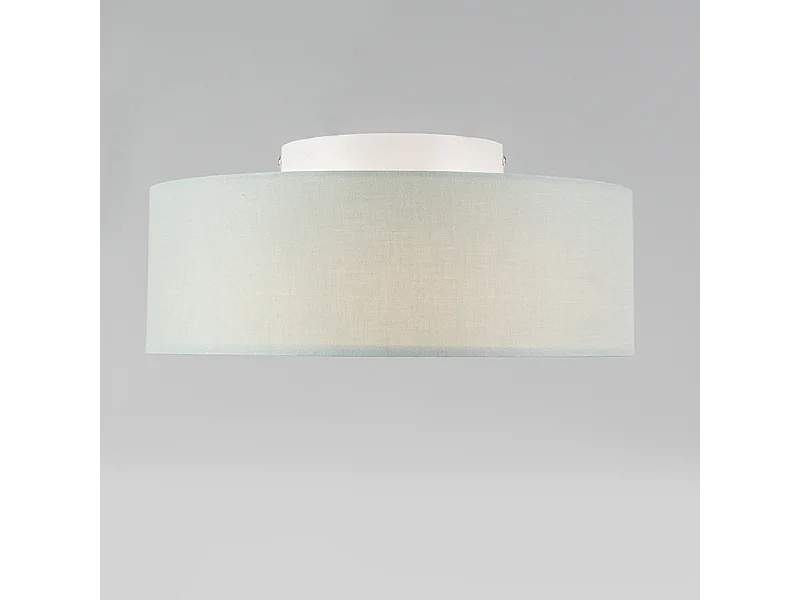 Plafonnier vert 30 cm avec LED - Drum LED