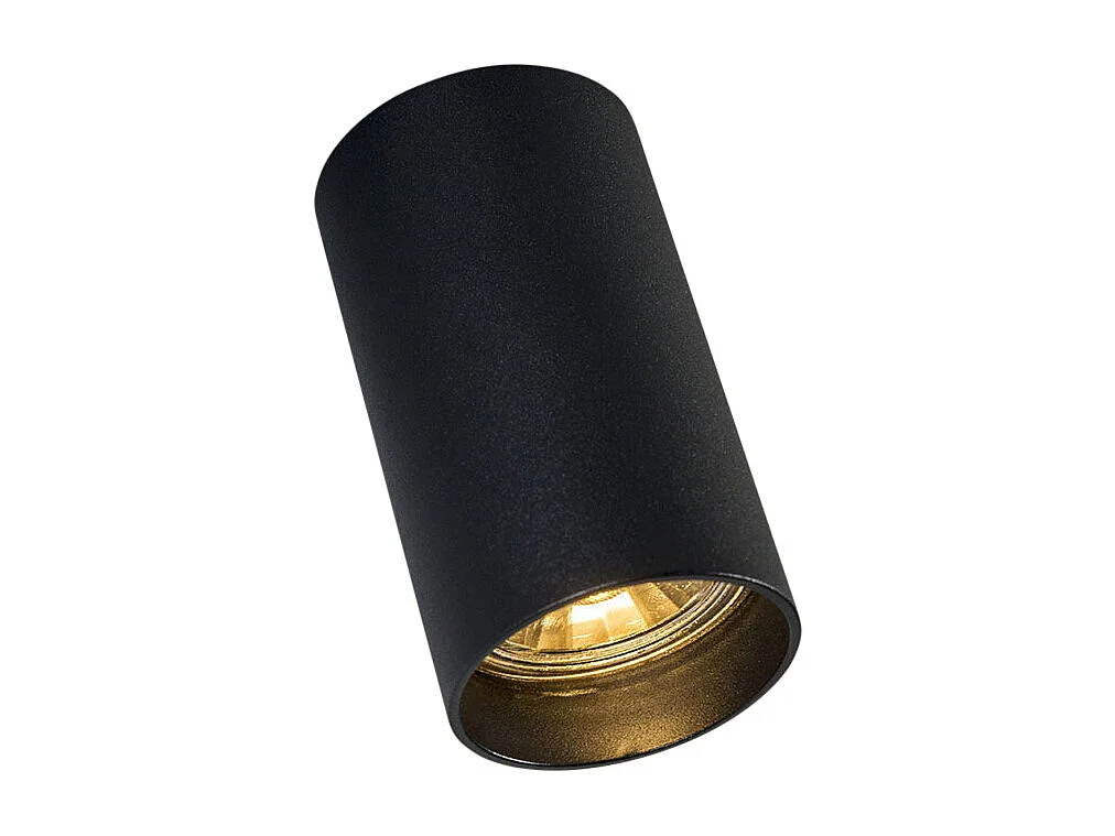 Spot moderne intelligent noir avec WiFi GU10 - Tuba