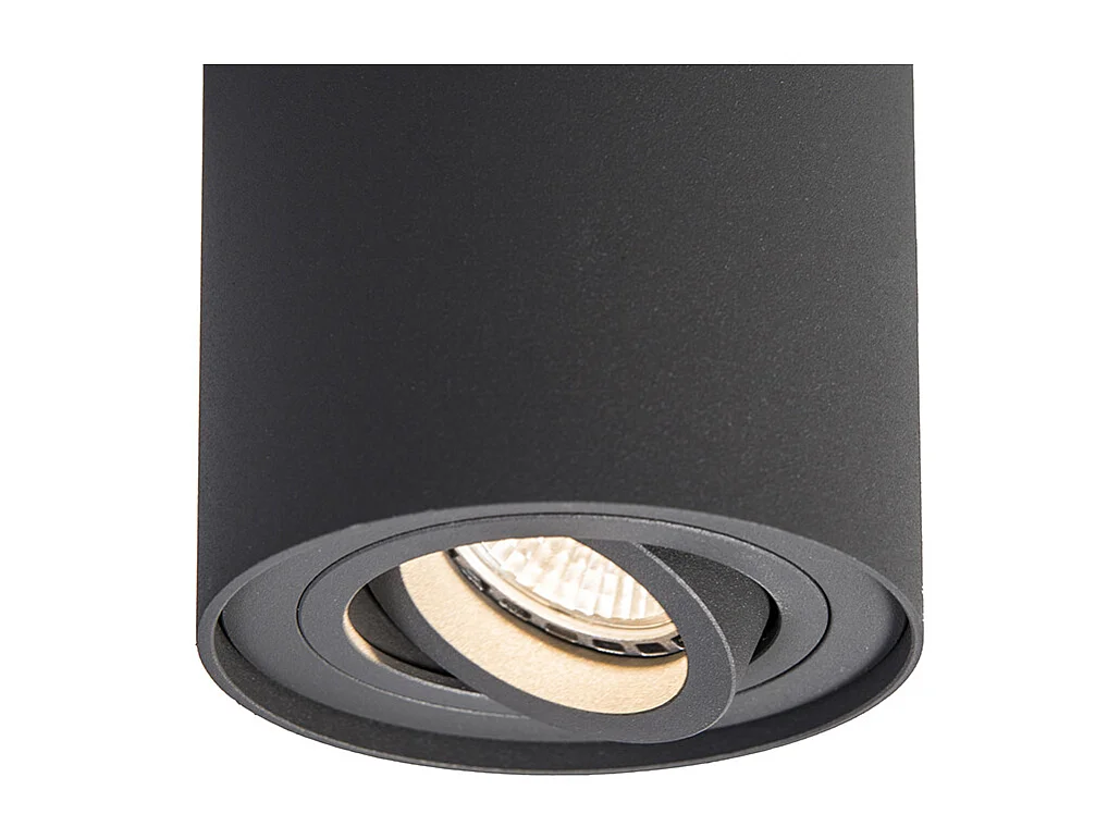 Spot en saillie intelligent gris foncé inclinable avec Wifi GU10 - Rondoo up