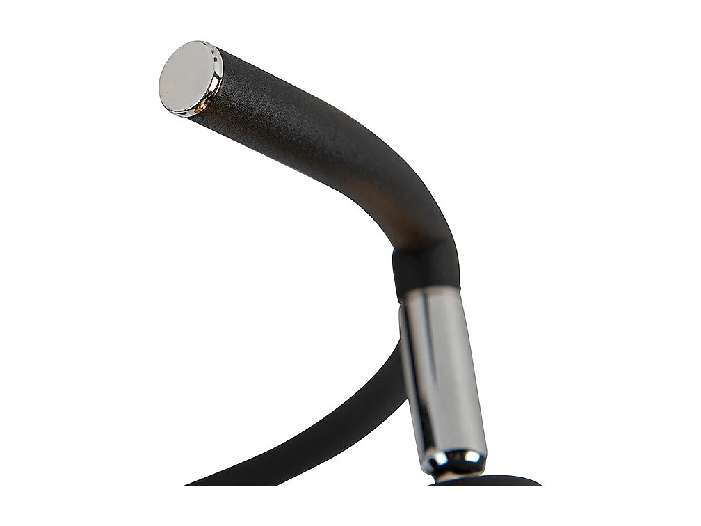 Plafonnier intelligent moderne noir avec 3 ampoules WiFi B35 - Lofty