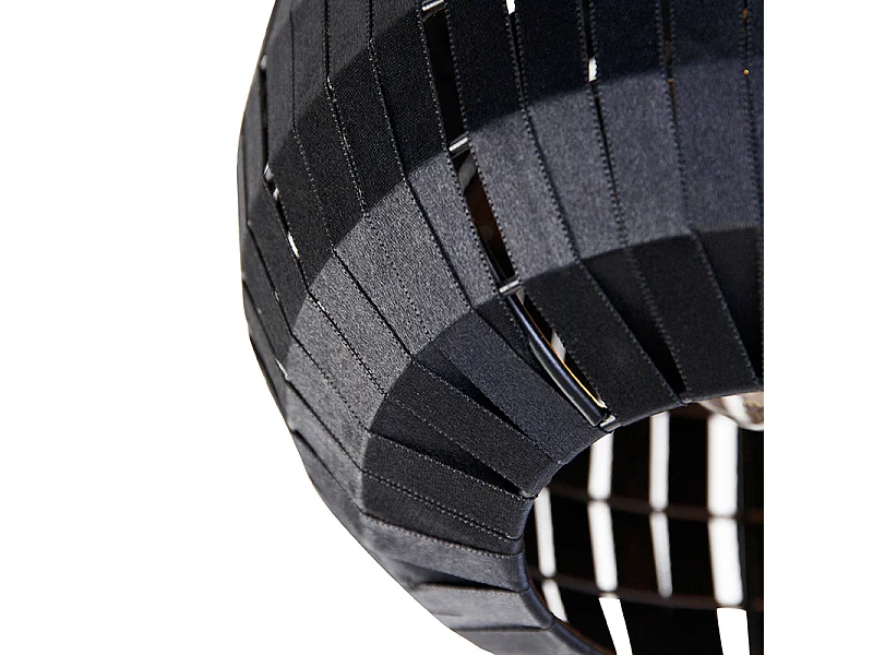 Plafonnier moderne noir 26 cm - Zoë