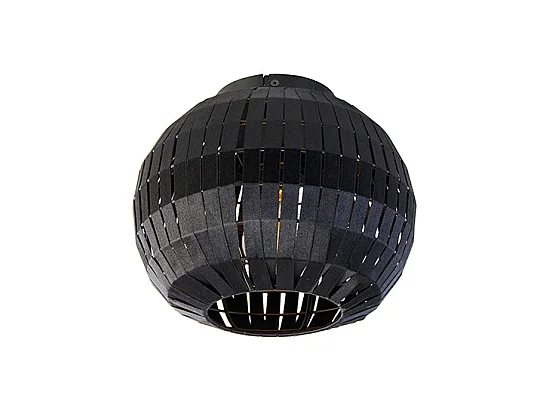 Plafonnier moderne noir 26 cm - Zoë