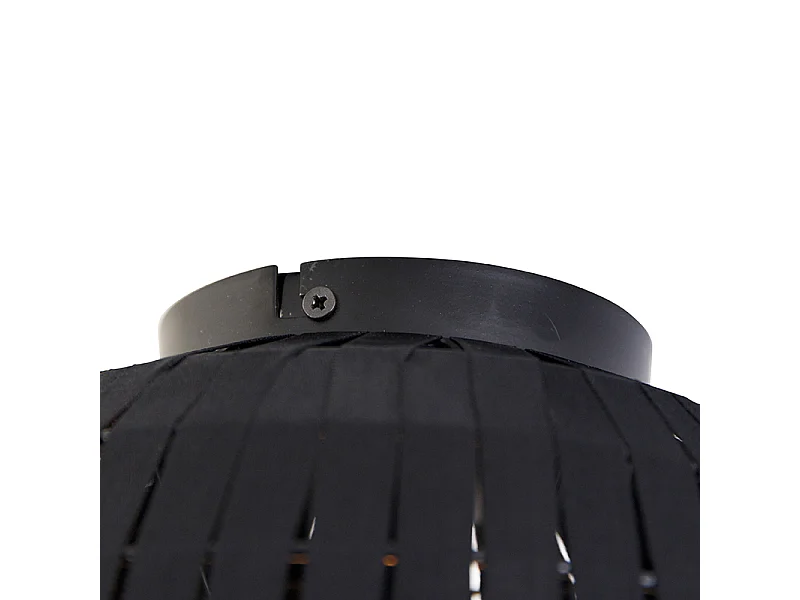 Plafonnier moderne noir 26 cm - Zoë