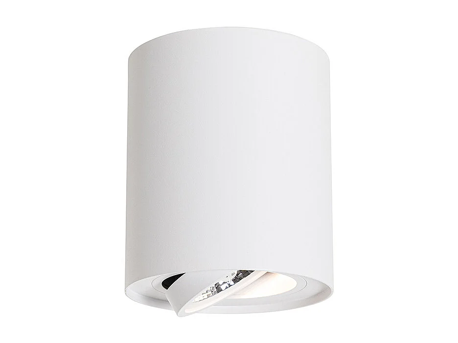 Spot de plafond moderne blanc orientable et inclinable AR70 - Rondoo Up