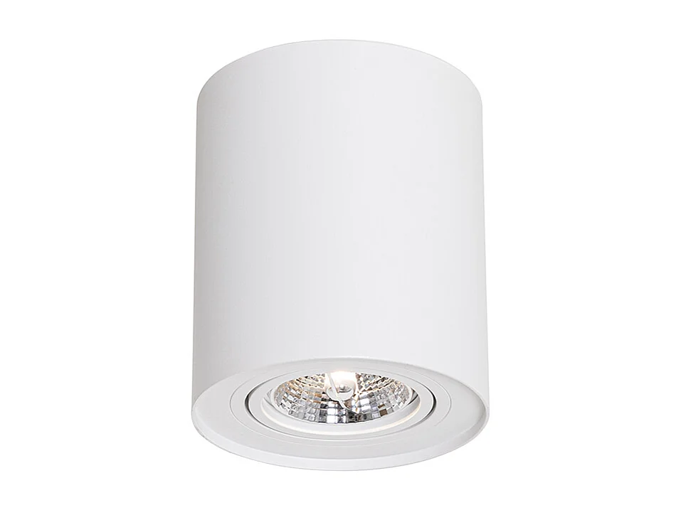 Spot de plafond moderne blanc orientable et inclinable AR70 - Rondoo Up