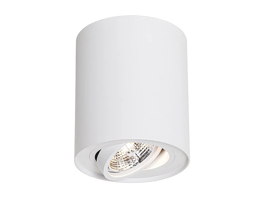 Spot encastré de plafond moderne blanc orientable et inclinable AR70 - Rondoo Up