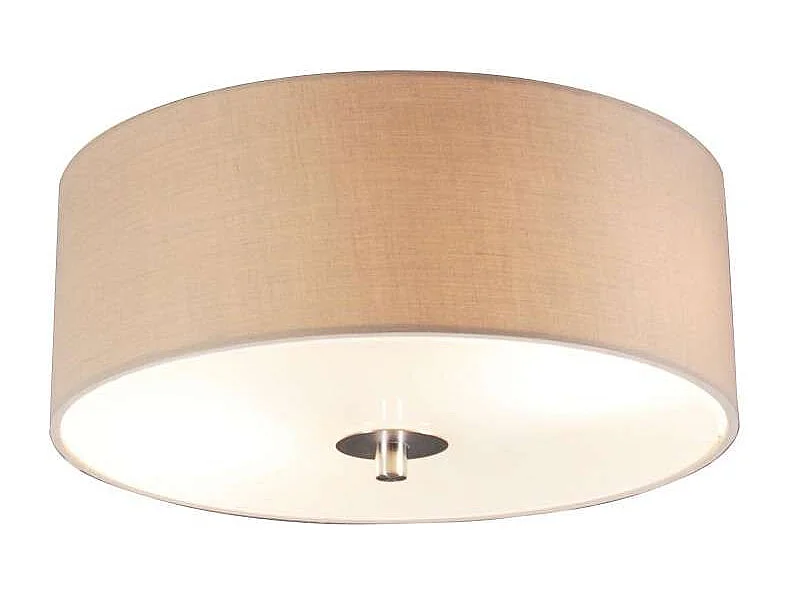Plafonnier Country beige 30 cm - Tambour