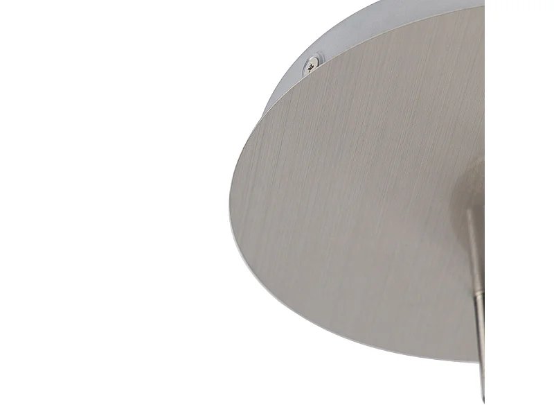 Spot de salle de bain moderne en acier 2 lumières IP44 - Ducha