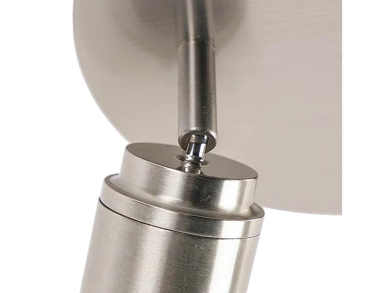 Spot de salle de bain moderne en acier 2 lumières IP44 - Ducha