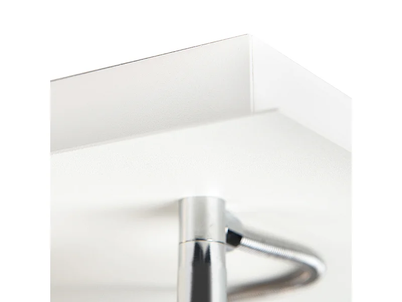 Spot design blanc 4 lumières réglable - Nox