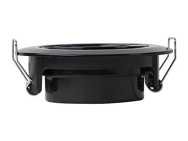 Lot de 5 spots encastrés modernes noirs avec LED à intensité variable 3 niveaux - Mio