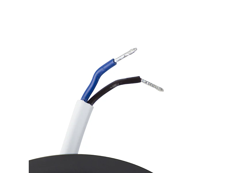 Lot de 5 spots encastrés modernes noirs avec LED à intensité variable 3 niveaux - Mio