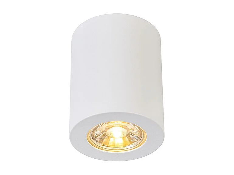 Spot apparent moderne blanc 7,5cm GU10 50mm - Tuba