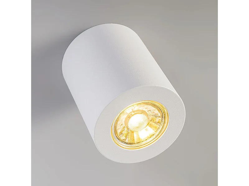 Spot design moderne blanc 7,5 cm - Tuba