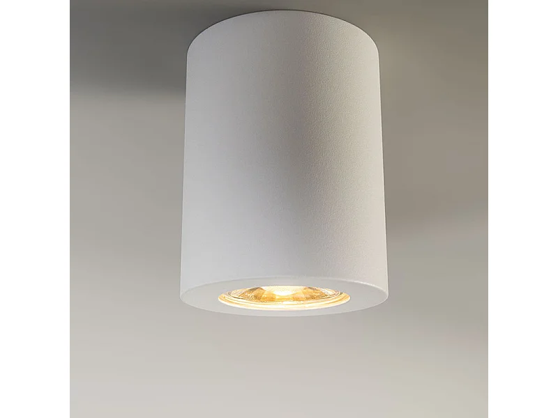 Spot design moderne blanc 7,5 cm - Tuba