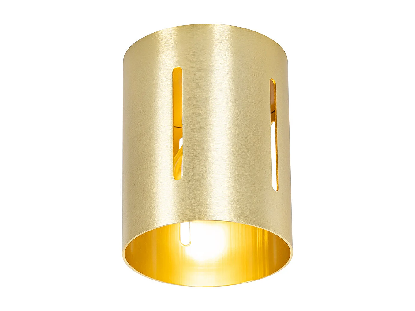 Plafonnier design doré avec effet de lumière - Yana