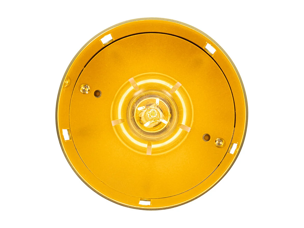 Plafonnier design doré avec effet de lumière - Yana