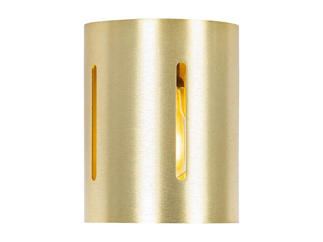 Plafonnier design doré - Yana