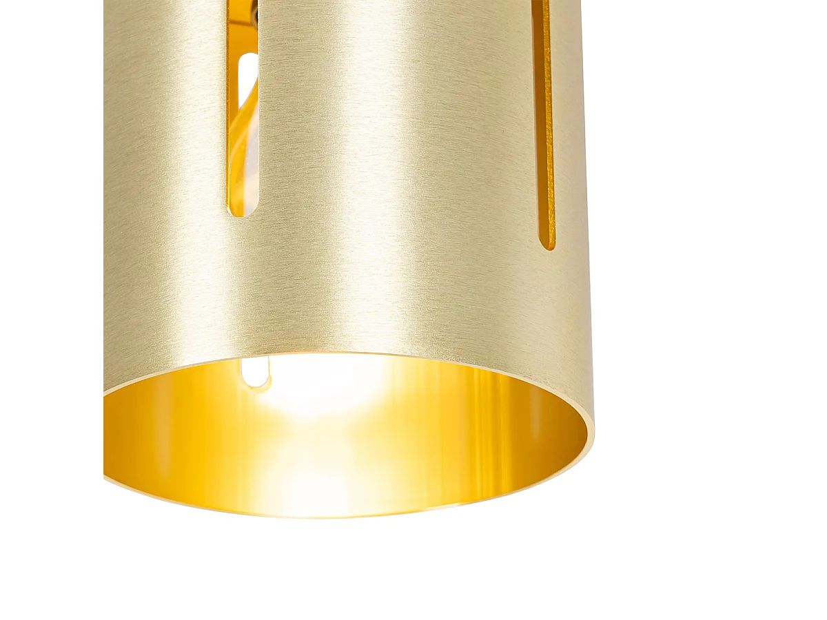 Plafonnier design doré - Yana