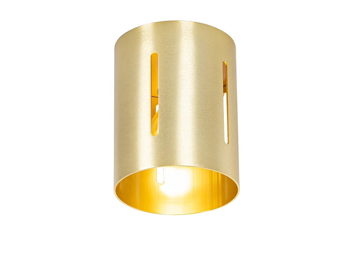 Plafonnier design doré - Yana