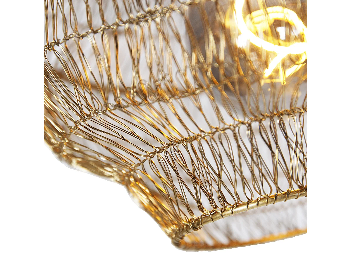 Plafonnier oriental doré 25 cm - Vadi