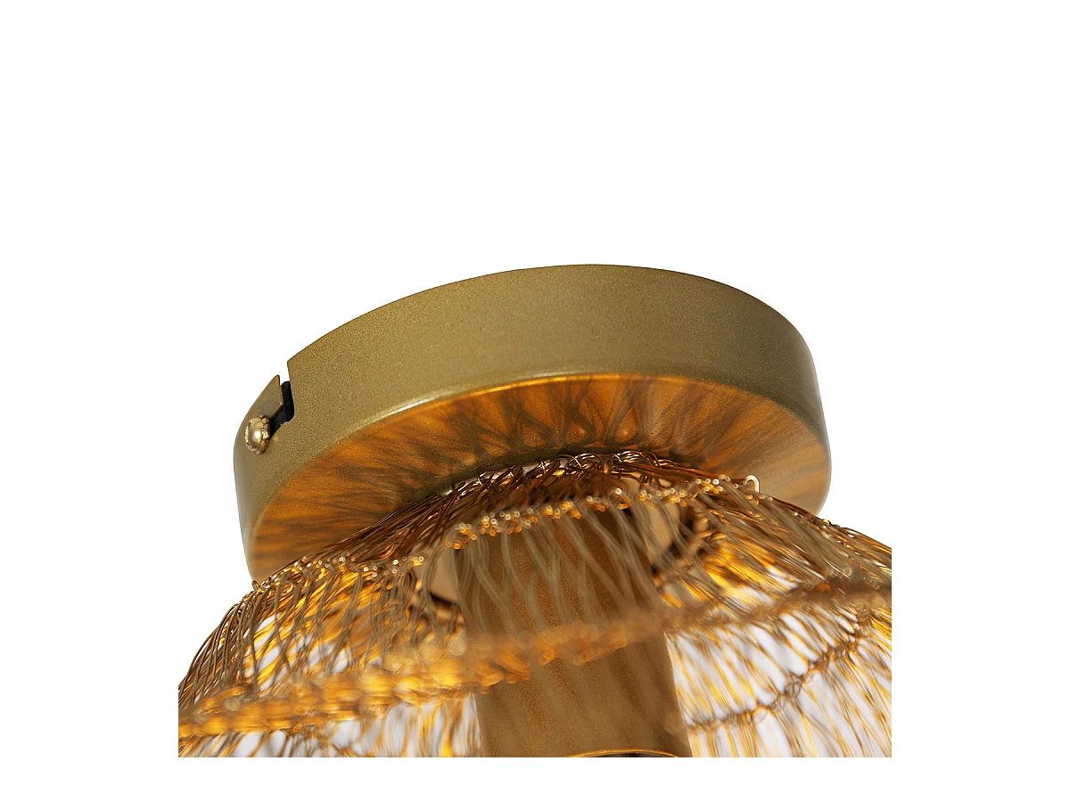 Plafonnier oriental doré 25 cm - Vadi