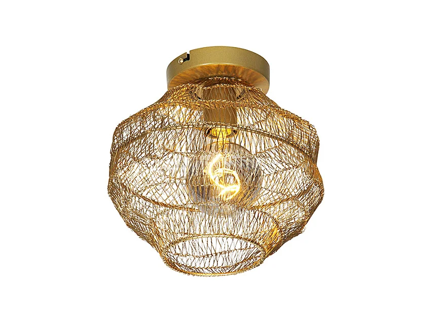 Plafonnier oriental doré 25 cm - Vadi
