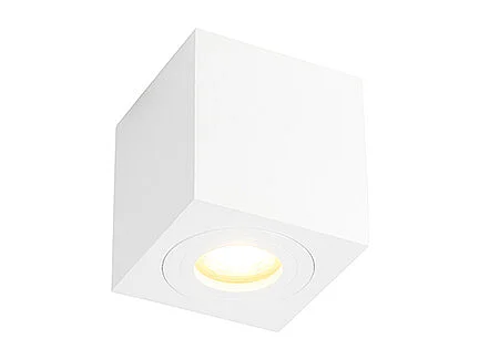 Spot de salle de bain moderne carré blanc IP44 - Capa