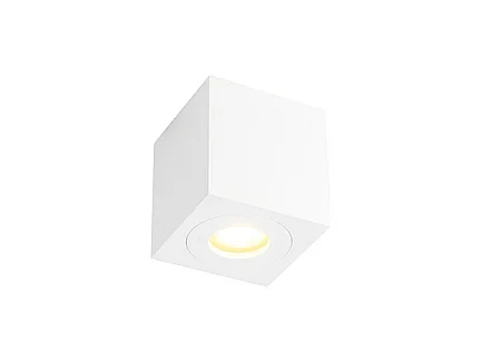 Spot de salle de bain moderne carré blanc IP44 - Capa