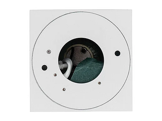 Spot encastré carré de salle de bain moderne blanc - Capa