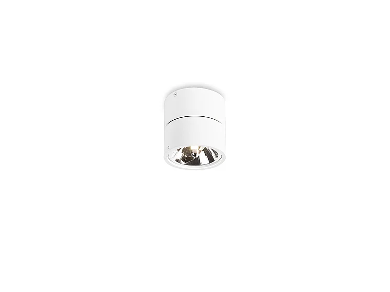 Spot moderne blanc rond orientable - Go Nine