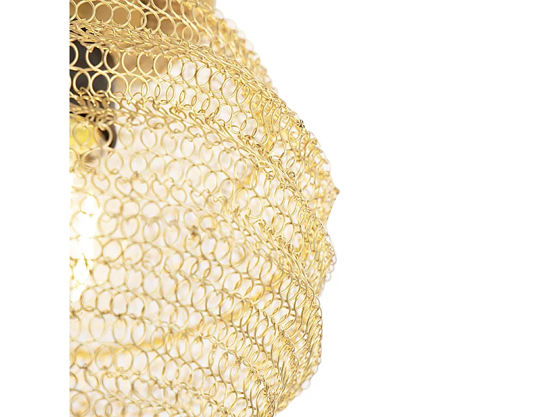 Plafonnier oriental doré - Nidum Bene